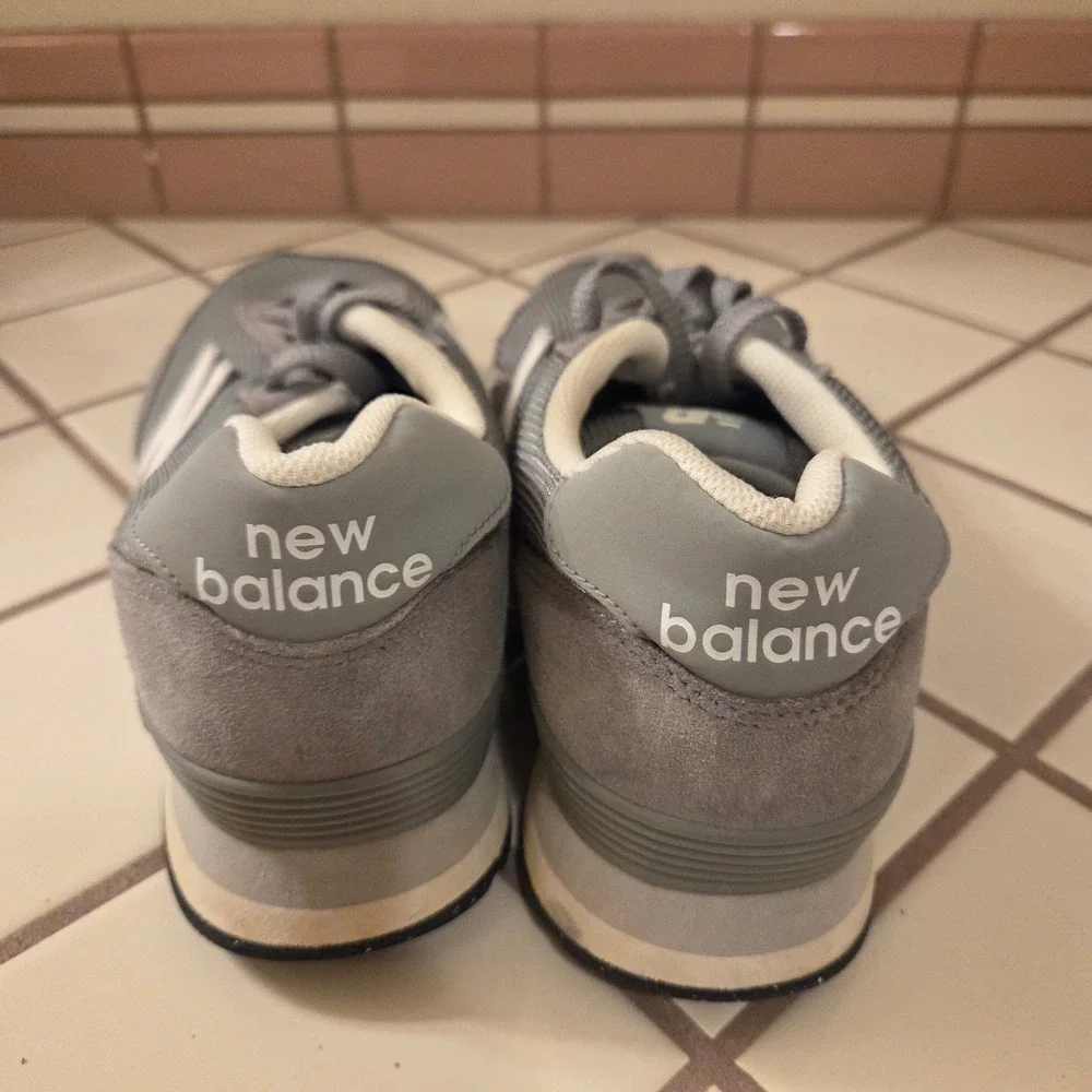 New Balance 515 Mens 9.5 4E Extra Wide Grey Suede Mesh Sneakers ML515GRY